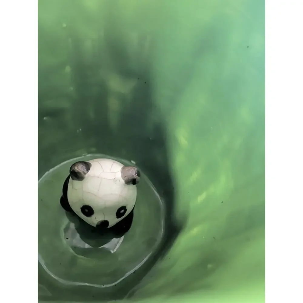 Pier 1 Bamboo Surprise Panda Coffee Tea Mug Cup